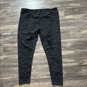 Lazer cut leggings
